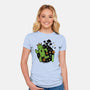 Cactilio Japanese Landscape-womens fitted tee-Logozaste
