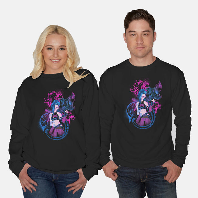 Everyone's My Enemy-unisex crew neck sweatshirt-ricolaa