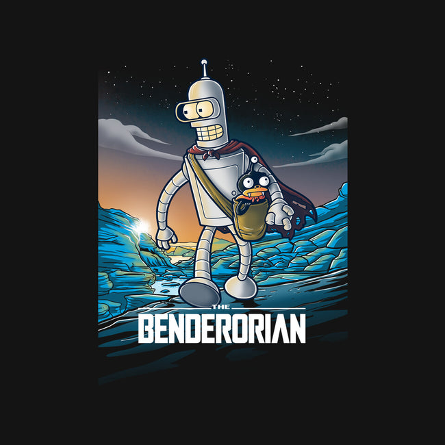 The Benderorian Poster-mens heavyweight tee-trheewood