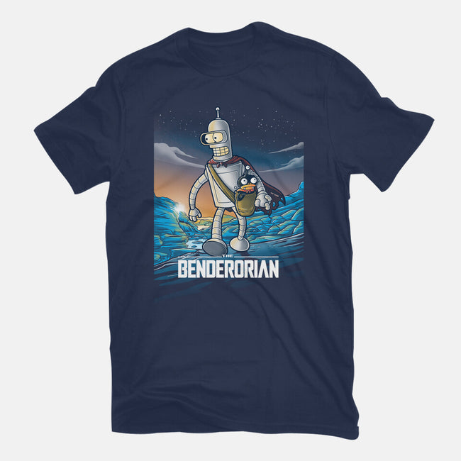 The Benderorian Poster-mens heavyweight tee-trheewood