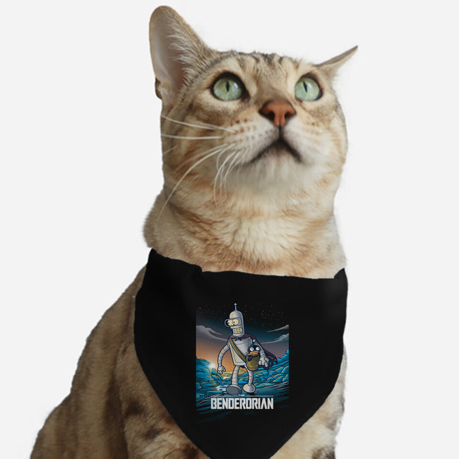 The Benderorian Poster-cat adjustable pet collar-trheewood