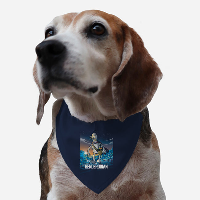 The Benderorian Poster-dog adjustable pet collar-trheewood