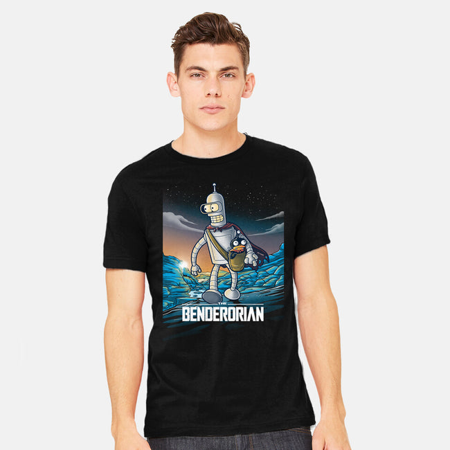 The Benderorian Poster-mens heavyweight tee-trheewood