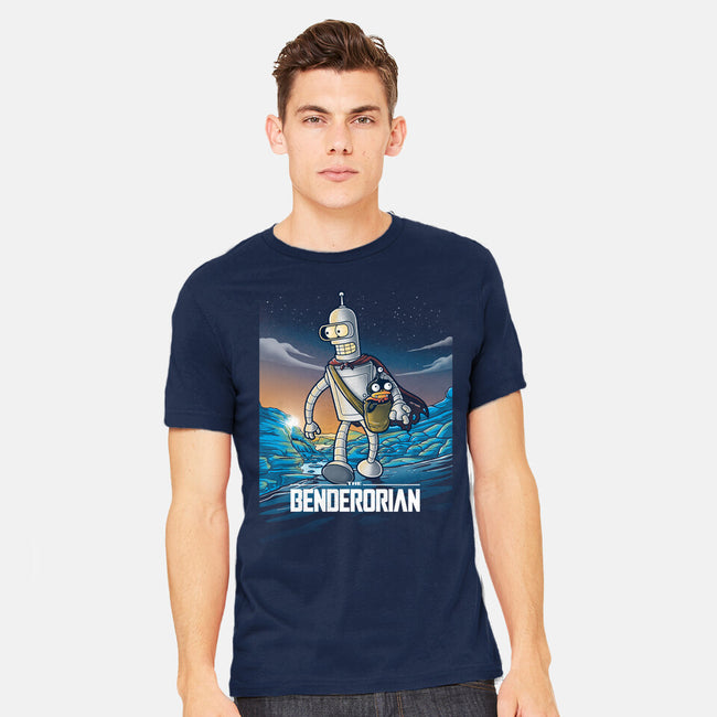 The Benderorian Poster-mens heavyweight tee-trheewood