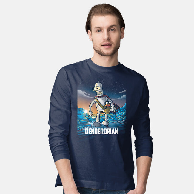 The Benderorian Poster-mens long sleeved tee-trheewood