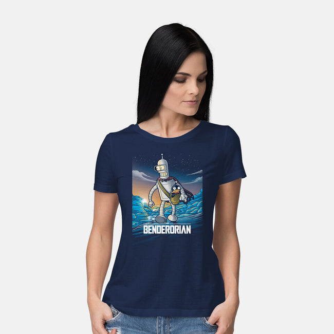 The Benderorian Poster-womens basic tee-trheewood