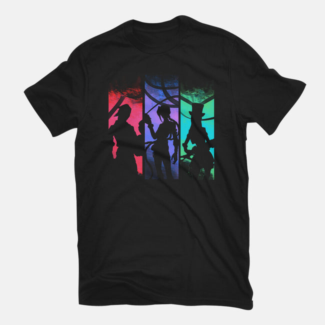 Fighting Girls-womens fitted tee-fanfabio