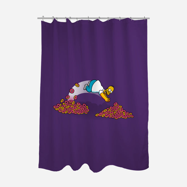 Donut Lover-none polyester shower curtain-jasesa