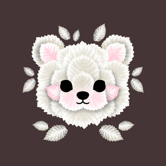 Polar Bear Of Leaves-none removable cover w insert throw pillow-NemiMakeit