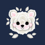 Polar Bear Of Leaves-womens basic tee-NemiMakeit