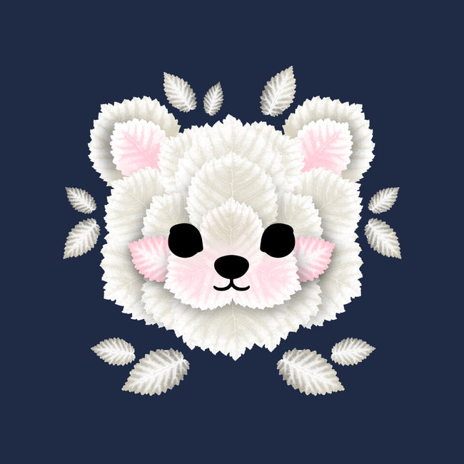 Polar Bear Of Leaves-none removable cover w insert throw pillow-NemiMakeit