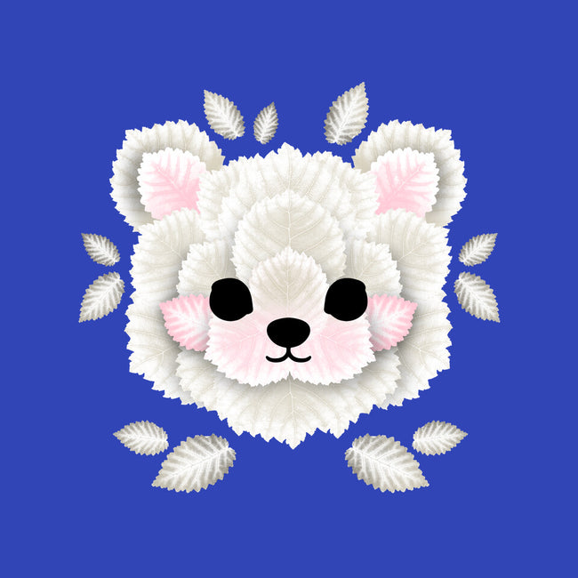 Polar Bear Of Leaves-none removable cover w insert throw pillow-NemiMakeit