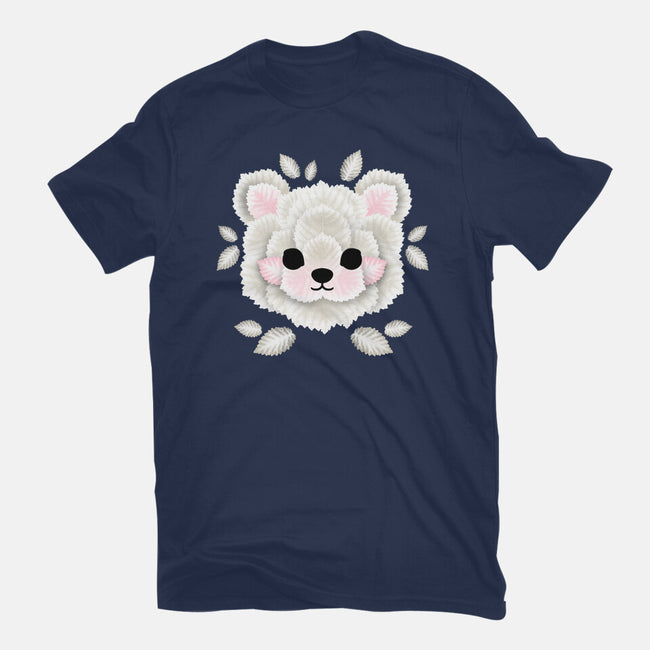 Polar Bear Of Leaves-youth basic tee-NemiMakeit