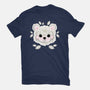 Polar Bear Of Leaves-womens fitted tee-NemiMakeit