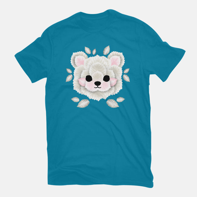 Polar Bear Of Leaves-mens basic tee-NemiMakeit