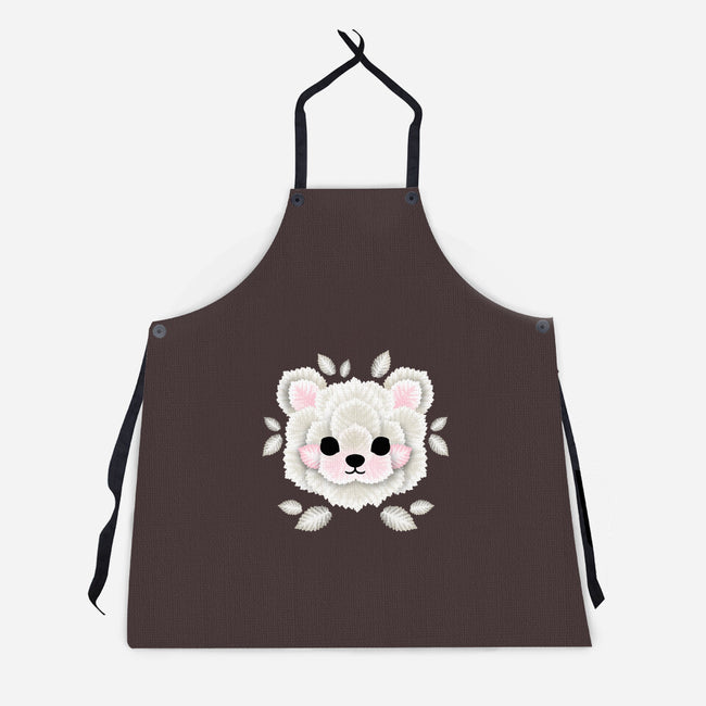 Polar Bear Of Leaves-unisex kitchen apron-NemiMakeit