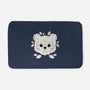 Polar Bear Of Leaves-none memory foam bath mat-NemiMakeit