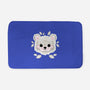 Polar Bear Of Leaves-none memory foam bath mat-NemiMakeit