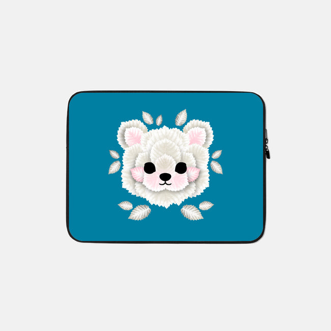 Polar Bear Of Leaves-none zippered laptop sleeve-NemiMakeit