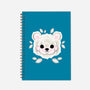 Polar Bear Of Leaves-none dot grid notebook-NemiMakeit