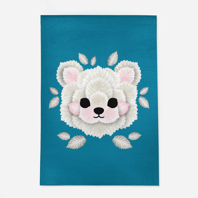 Polar Bear Of Leaves-none indoor rug-NemiMakeit