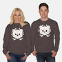 Polar Bear Of Leaves-unisex crew neck sweatshirt-NemiMakeit