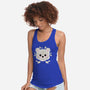 Polar Bear Of Leaves-womens racerback tank-NemiMakeit