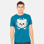 Polar Bear Of Leaves-mens heavyweight tee-NemiMakeit