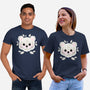 Polar Bear Of Leaves-unisex basic tee-NemiMakeit