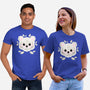 Polar Bear Of Leaves-unisex basic tee-NemiMakeit