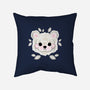 Polar Bear Of Leaves-none removable cover throw pillow-NemiMakeit