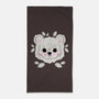 Polar Bear Of Leaves-none beach towel-NemiMakeit