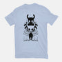 The Knight And The Shade-womens fitted tee-Alundrart