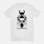 The Knight And The Shade-womens fitted tee-Alundrart