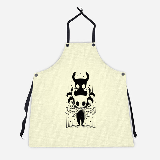 The Knight And The Shade-unisex kitchen apron-Alundrart