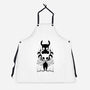 The Knight And The Shade-unisex kitchen apron-Alundrart