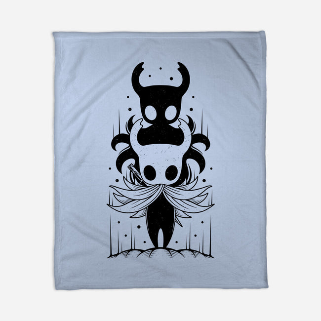 The Knight And The Shade-none fleece blanket-Alundrart
