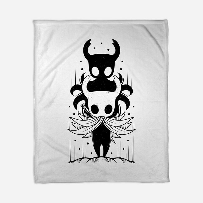 The Knight And The Shade-none fleece blanket-Alundrart