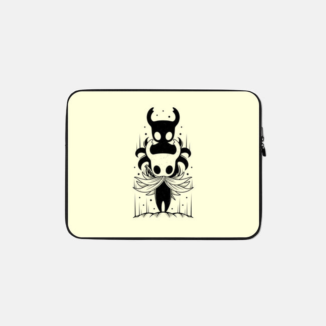 The Knight And The Shade-none zippered laptop sleeve-Alundrart