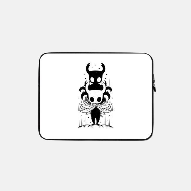 The Knight And The Shade-none zippered laptop sleeve-Alundrart