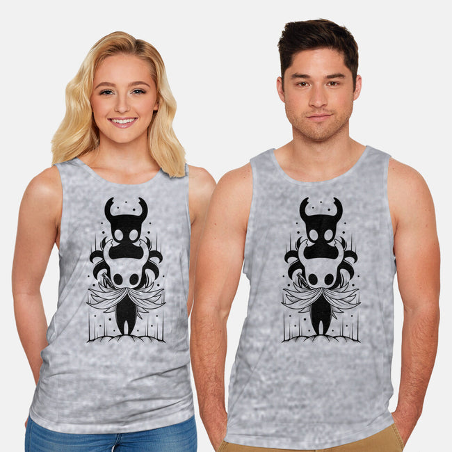 The Knight And The Shade-unisex basic tank-Alundrart