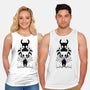 The Knight And The Shade-unisex basic tank-Alundrart