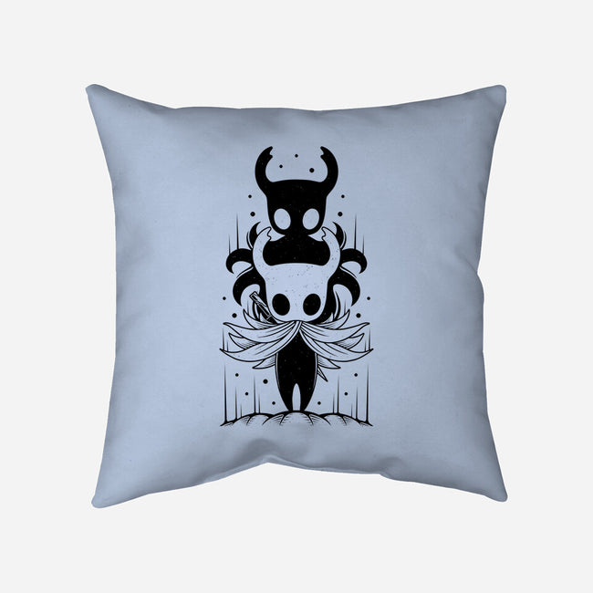 The Knight And The Shade-none removable cover w insert throw pillow-Alundrart