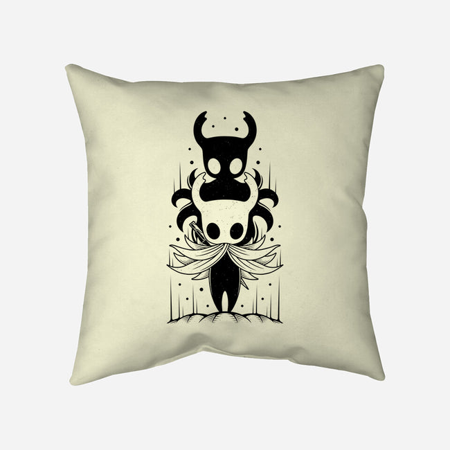 The Knight And The Shade-none removable cover w insert throw pillow-Alundrart
