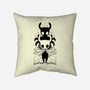 The Knight And The Shade-none removable cover throw pillow-Alundrart