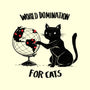 World Domination For Cats-none zippered laptop sleeve-tobefonseca