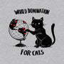 World Domination For Cats-unisex basic tee-tobefonseca