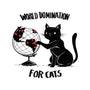 World Domination For Cats-mens basic tee-tobefonseca
