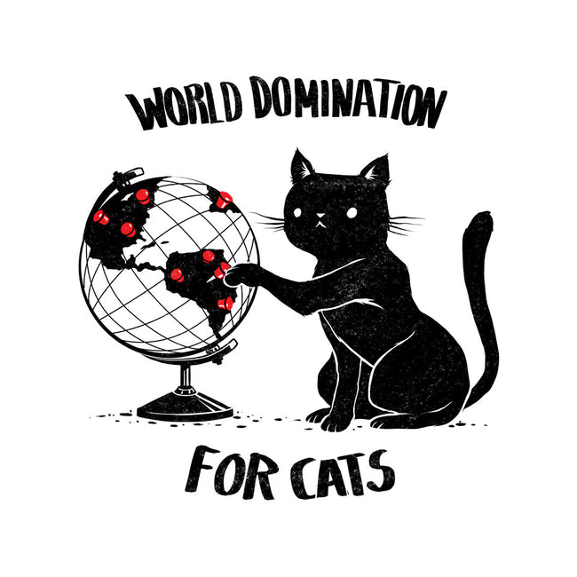 World Domination For Cats-none removable cover w insert throw pillow-tobefonseca