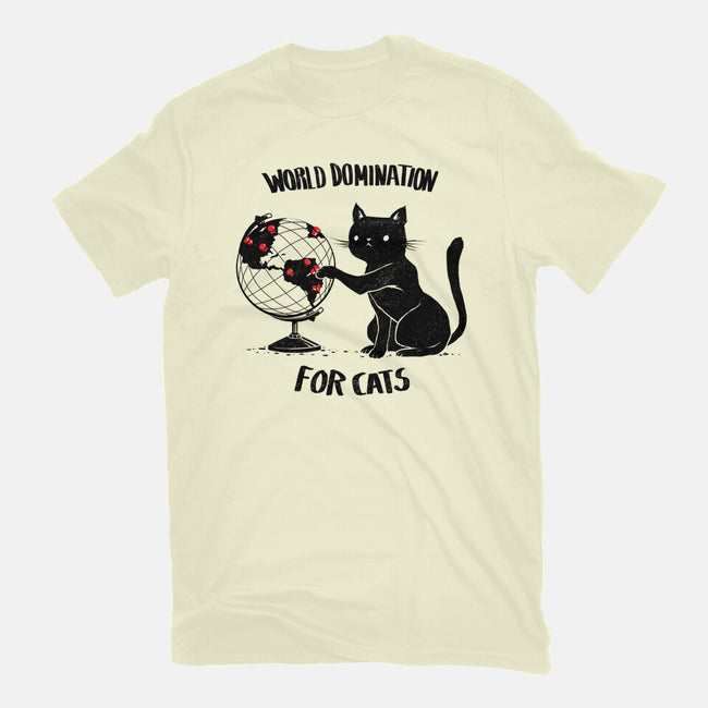 World Domination For Cats-mens basic tee-tobefonseca